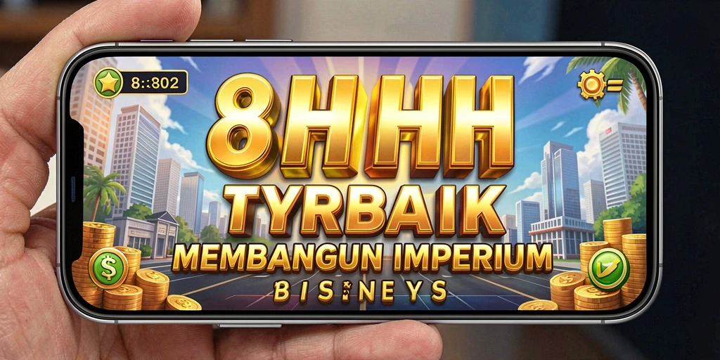 Tampilan gameplay menarik dari 8HHH yang menampilkan dunia Tycoon.