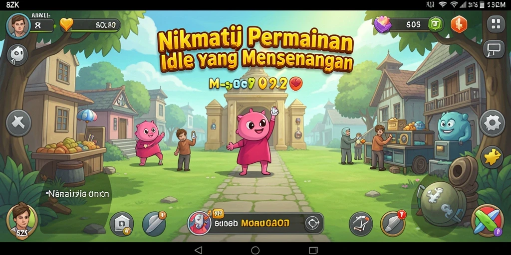 Tangkapan layar menunjukkan aksi gameplay 8ZK yang menarik dan menantang.
