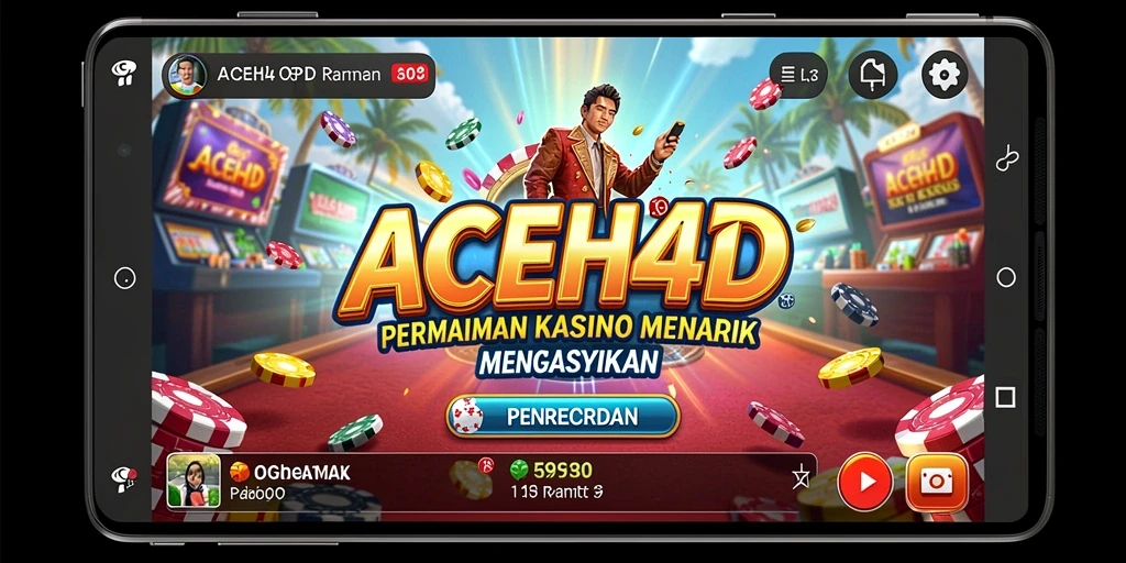 Screenshot gameplay ACEH4D menunjukkan pengalaman Kasino yang menarik.