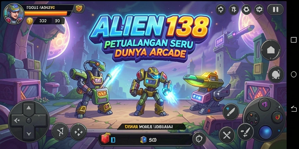 Tampilan seru gameplay ALIEN138 yang penuh aksi Arcade.