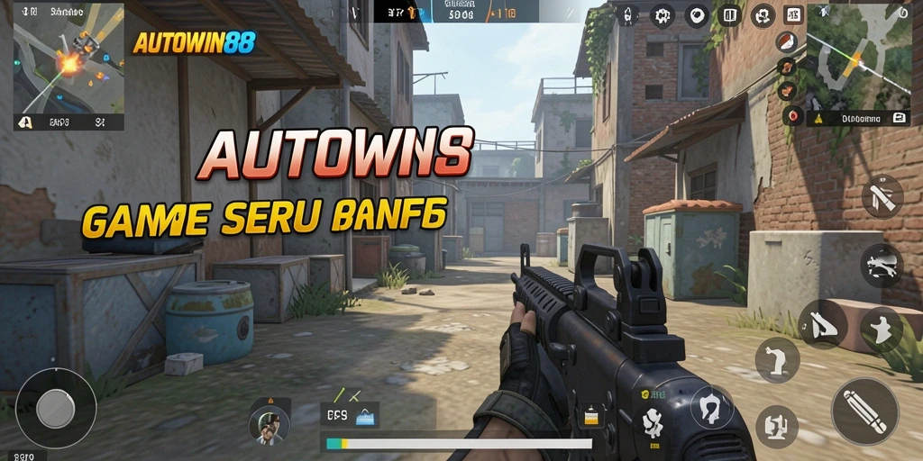Tampilan seru dari gameplay FPS AUTOWIN88 yang mendebarkan.