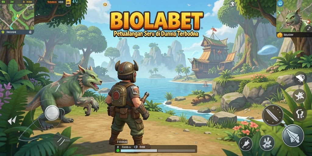 Tangkapan layar gameplay BIOLABET menampilkan dunia terbuka yang luas dan menakjubkan.