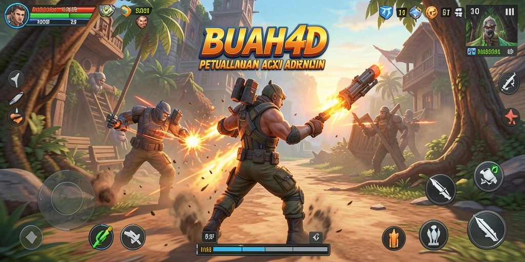 Screenshot gameplay BUAH4D dengan aksi seru yang mendebarkan.
