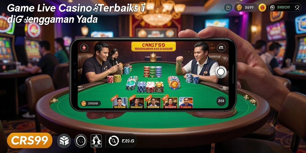 Tampilan gameplay Live Casino yang menarik dan interaktif.