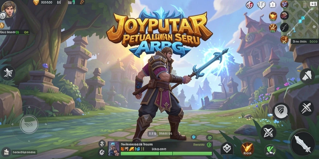 Tampilan gameplay seru dari JOYPUTAR dalam petualangan ARPG.