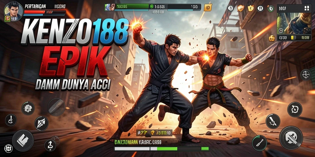 Tangkapan layar dari gameplay KENZO188 yang menegangkan.