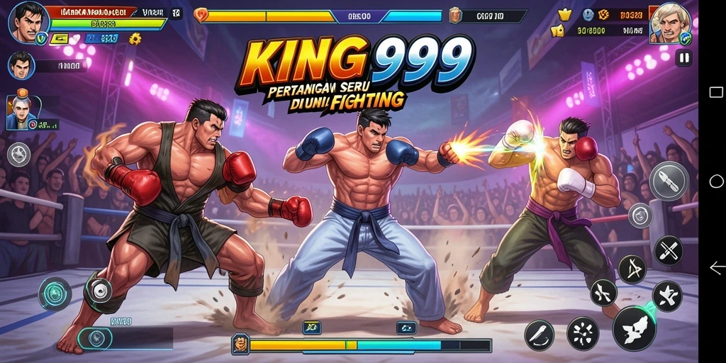 Tangkapan layar KING999 menampilkan aksi pertarungan yang mendebarkan.