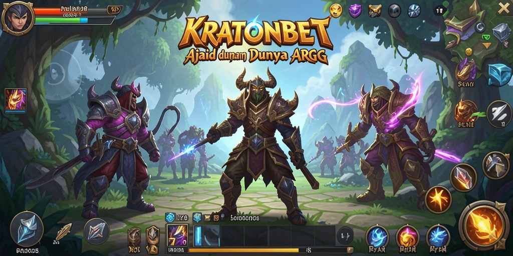 Tampilan menarik dari gameplay ARPG KRATONBET yang seru.