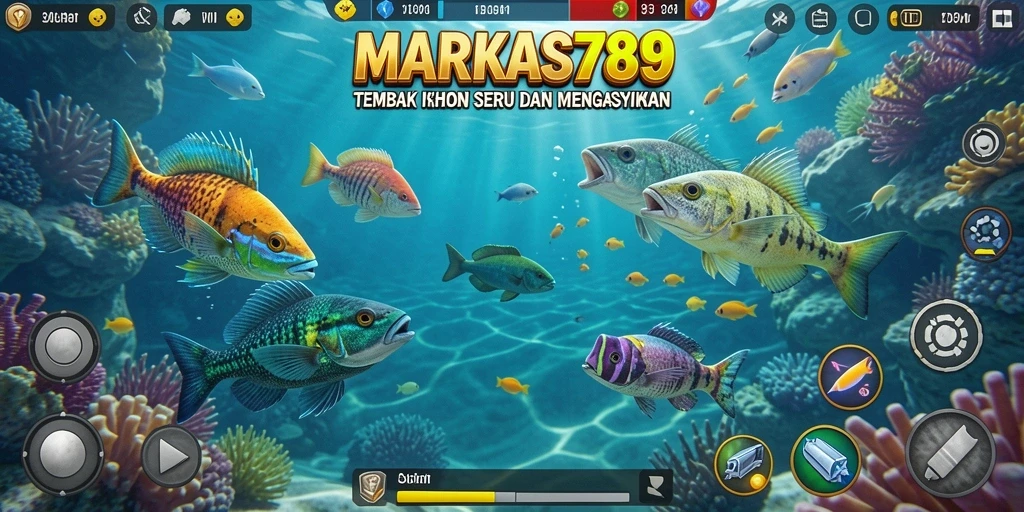 Gameplay seru dengan berbagai pilihan ikan untuk ditembak.