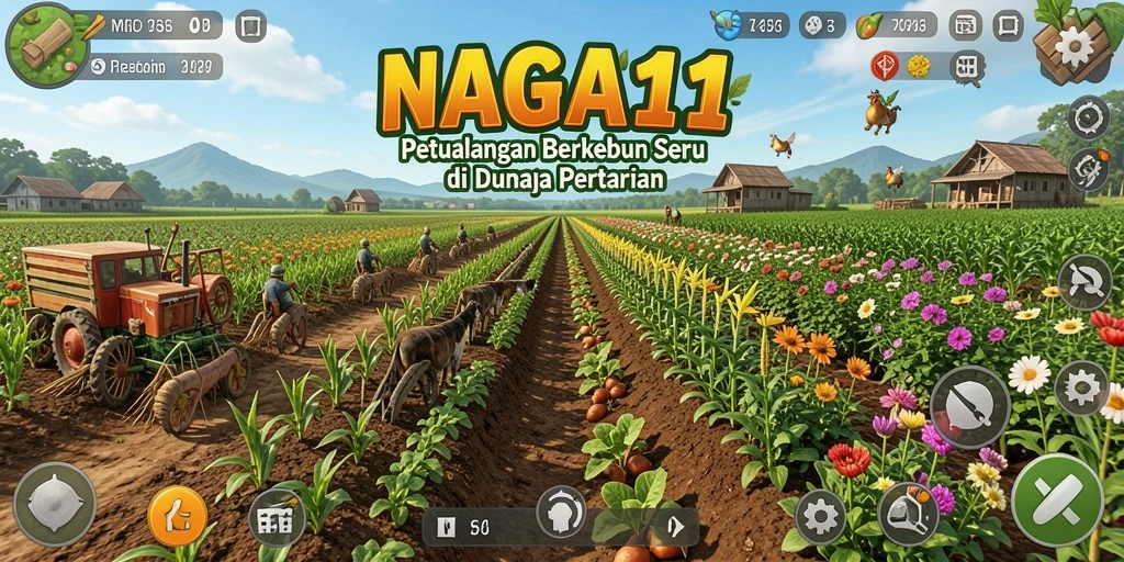 Gameplay Farming yang menarik dan mengasyikkan di NAGA11.