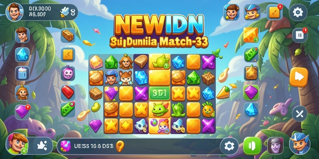 Gameplay menarik dengan elemen warna-warni dari NEWIDN.