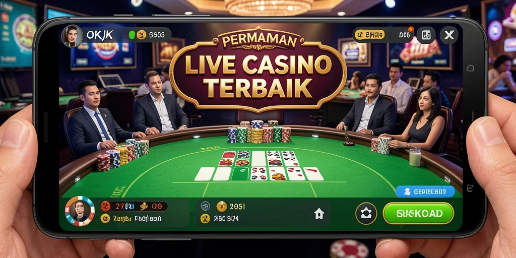 Gameplay menarik di aplikasi Live Casino OKJK.