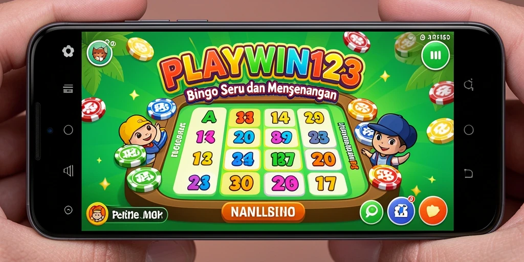 Tampilan gameplay PLAYWIN123 dengan suasana bingo yang menyenangkan.