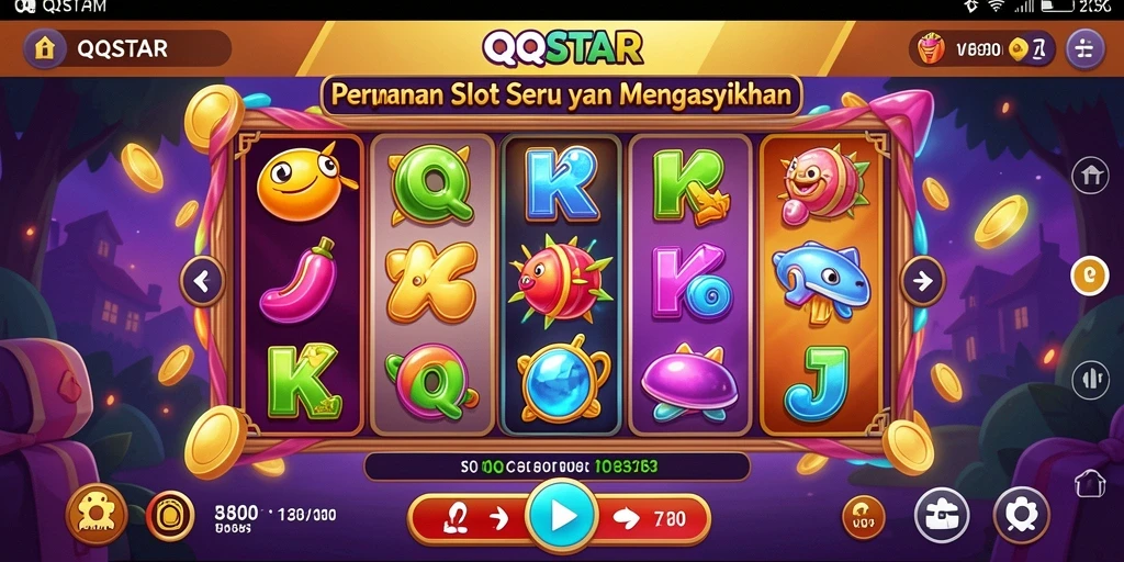 Menampilkan gameplay menarik dari permainan Slot QQSTAR.