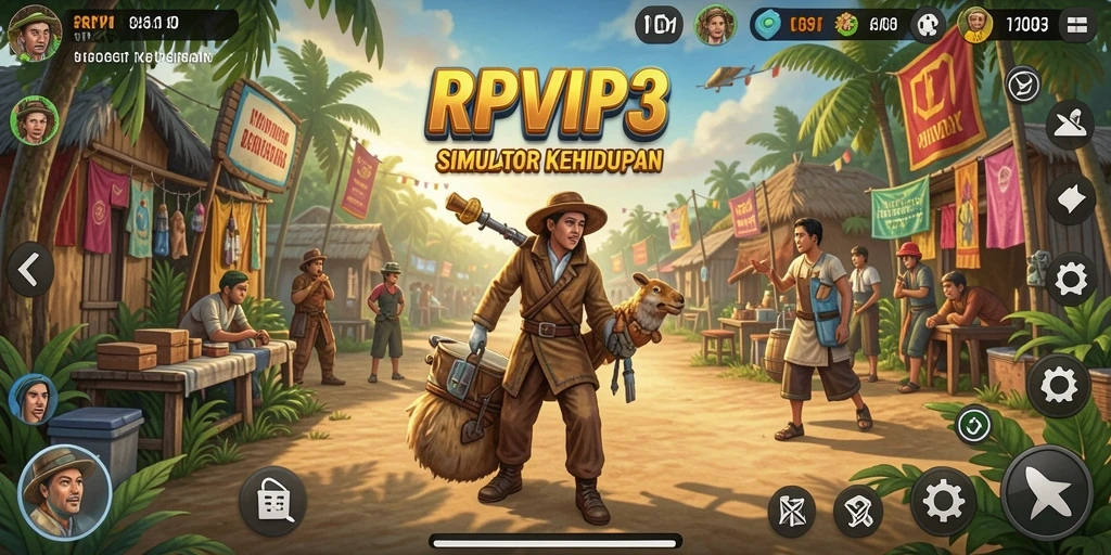 Tampilan gameplay RPVIP3 yang seru dan interaktif.