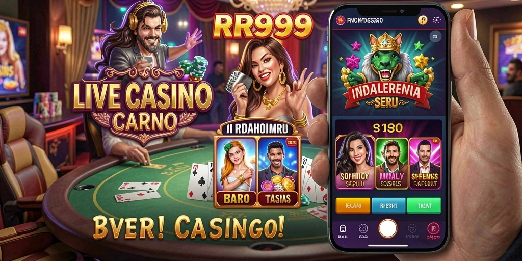 Gameplay Live Casino yang mendebarkan dan interaktif di RR999.