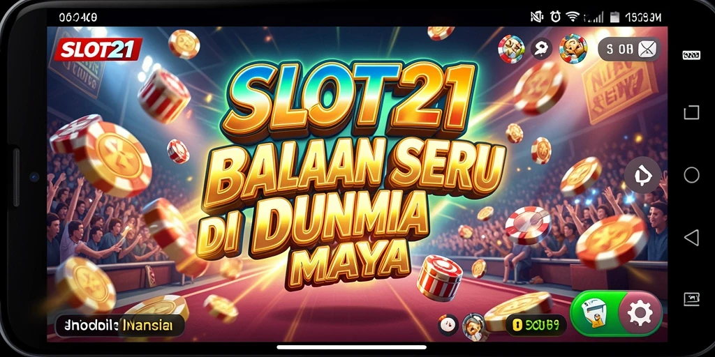 Tampilan gameplay SLOT21 yang penuh aksi dan kecepatan balap.
