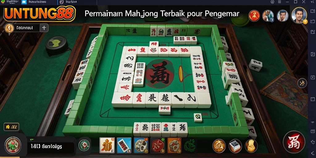 Screenshot utama UNTUNG88 menampilkan gameplay seru Mahjong.