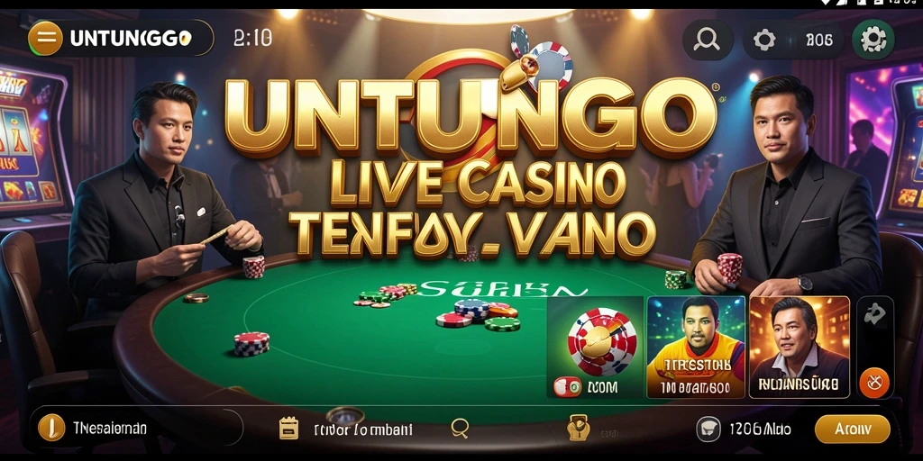 Screenshot gameplay Live Casino yang mengasyikkan di UNTUNGGO.