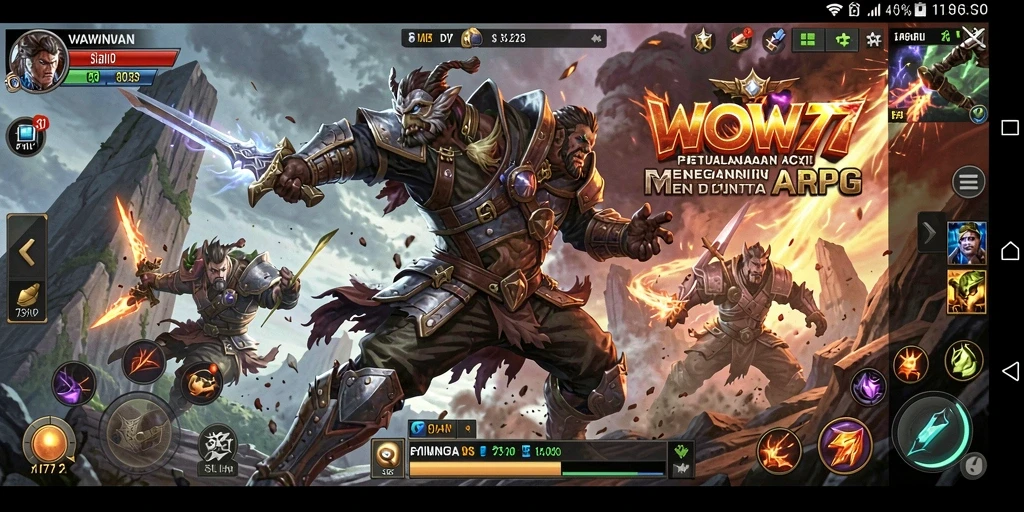 Tampilan gameplay WOW77 yang seru dan mendebarkan di dunia ARPG.