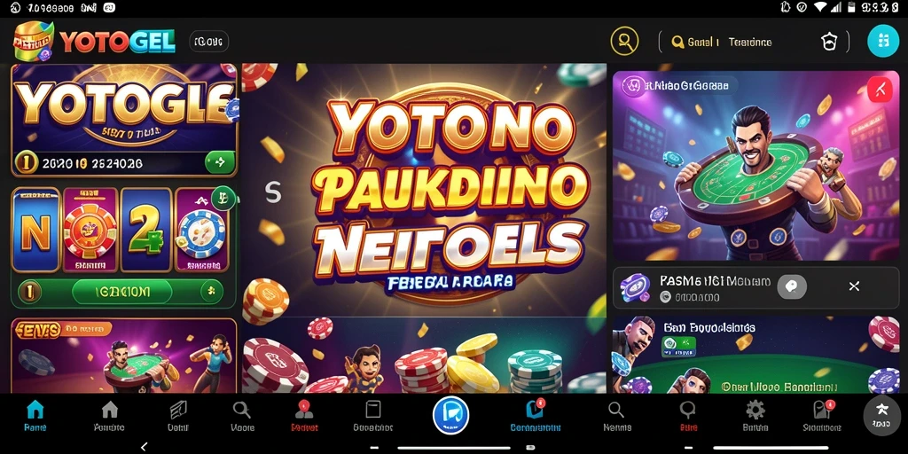 Tampilan gameplay Kasino yang mengasyikkan di YOTOGEL.